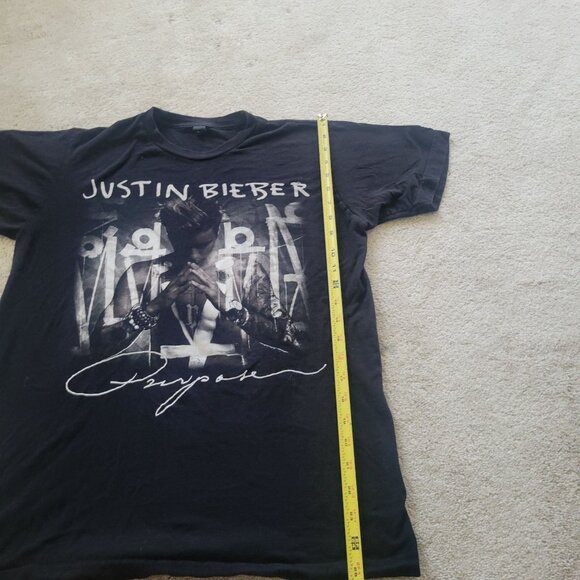 Justin Beiber  Purpose T shirt Concert Black - Picture 10 of 10